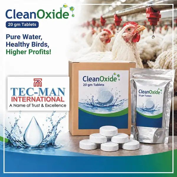 Clean Oxide - Poultry Water Disinfection Solution